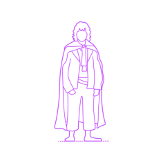 Pop Culture Lord Of The Rings Peregrin Pippin Took Sketch Style Svg Vector, Free Vectors File